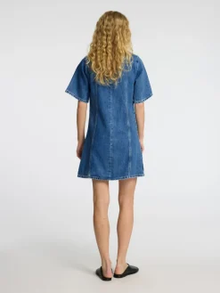 Selected Femme Mekko, SLFrie 2/4 Short Dress Indigo