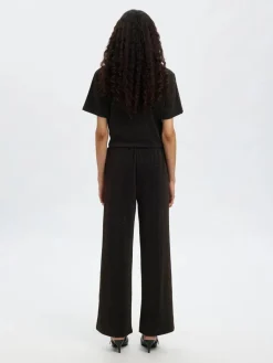 Selected Femme naisten housut SLFANJA HW RELAXED PANTS, Delicioso