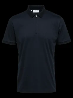 Selected Homme Fave Zip Polo Sky Captain