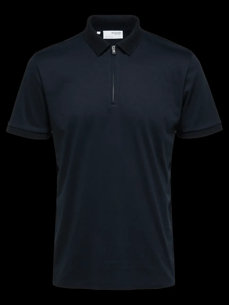 Selected Homme Fave Zip Polo Sky Captain