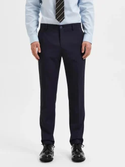 Selected Homme Miesten Housut, LIAM TRS FLEX NOS Navy Blazer