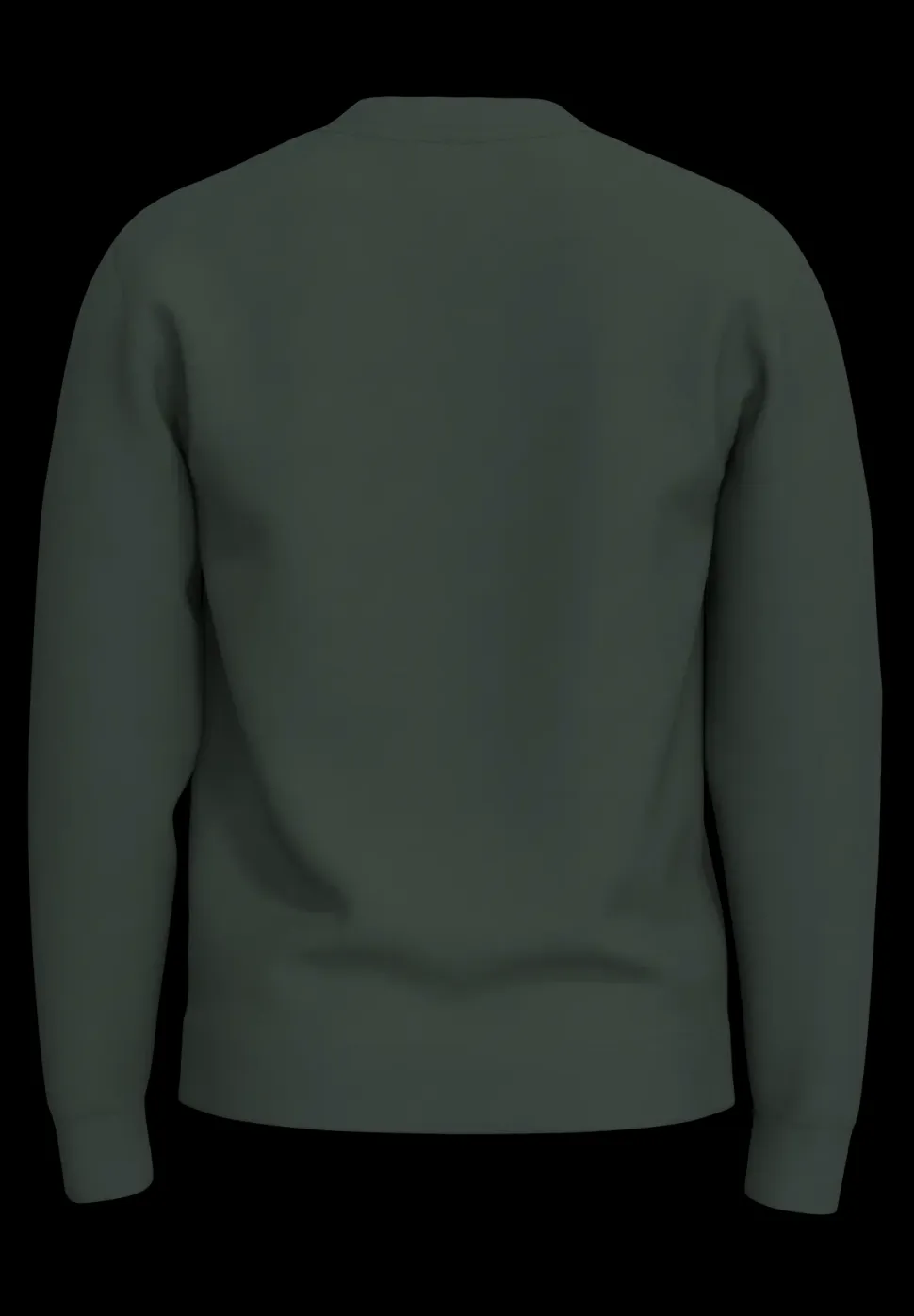 Selected miesten college, MANUEL SOFT CREW NECK Deep Forest