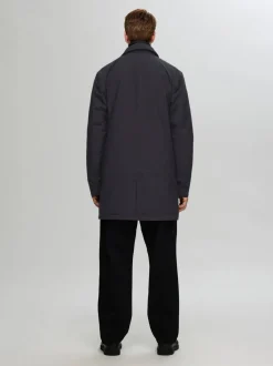 Selected miesten takki, NEW ALVIN MAC COAT Musta