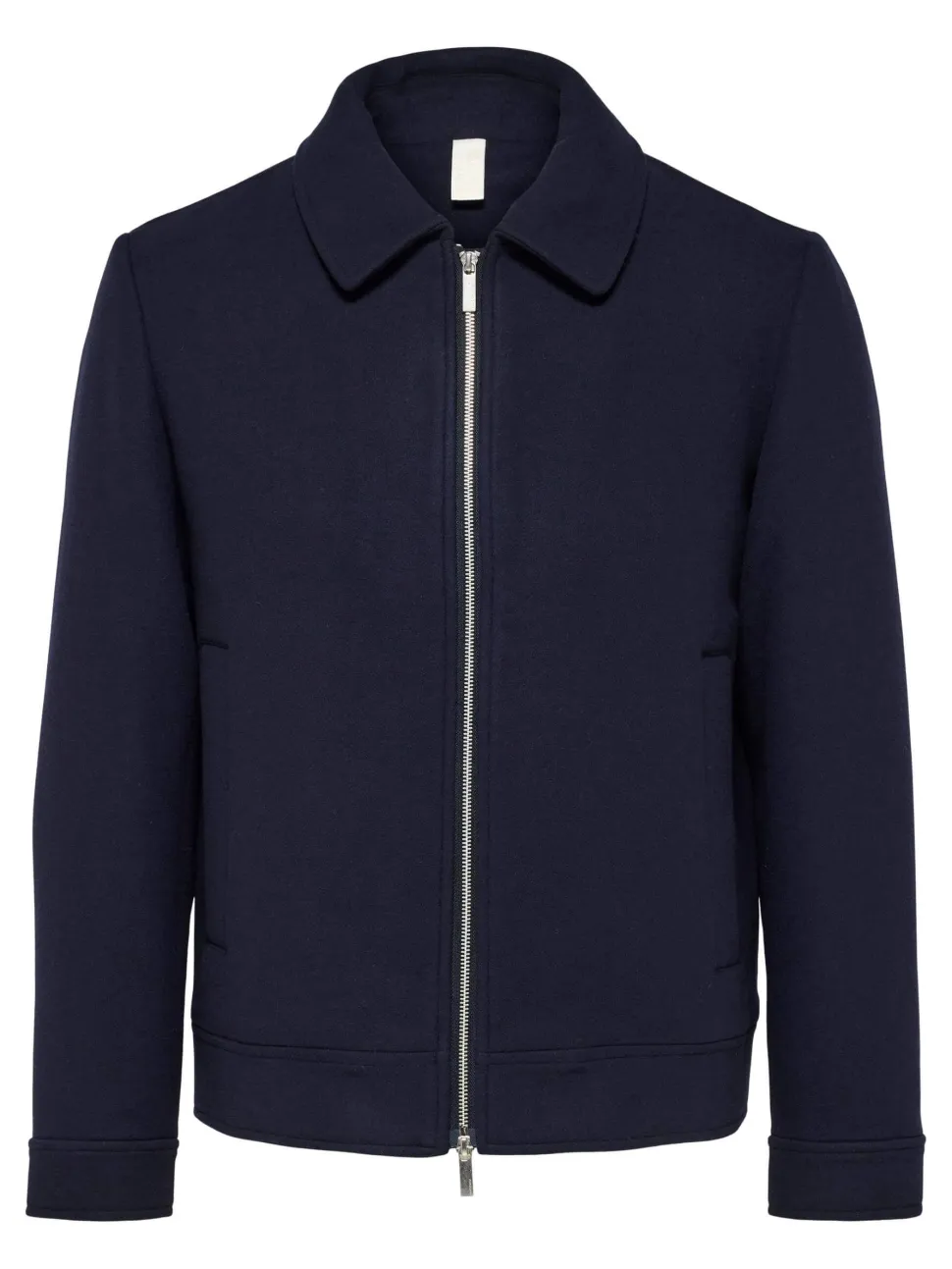 Selected Miesten Villakangastakki, FILIP WOOL JACKET Tummansininen