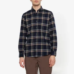 Signal Miesten Flanellipaita, FLANNEL CHECK Sininen Ruutu