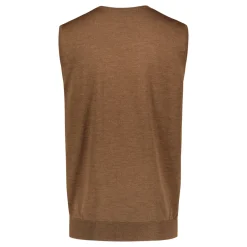 Sinnuu Miesten Neuleliivi Merino Vest V-Neck Beige