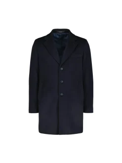 Sinnuu Miesten Villakangastakki, CASHMERE COAT Tummansininen