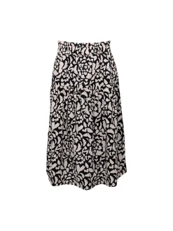 S.T.I naisten hame, HANNE SKIRT Kuosillinen Beige