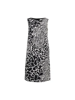 S.T.I naisten mekko, CHAYN DRESS Musta Kuosi