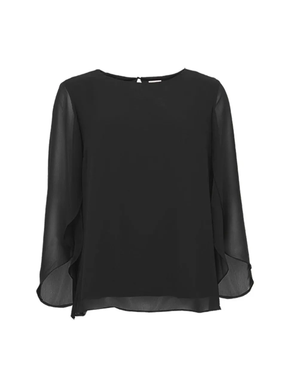 S.T.I naisten pusero, KARLY SOLID BLOUSE Musta