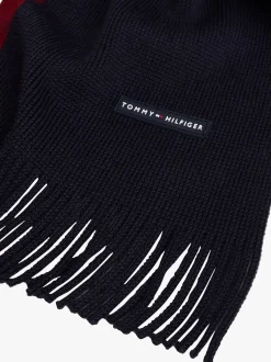 Tommy Hilfiger huivi K TH RWB RACHELLE SCARF, tummansininen