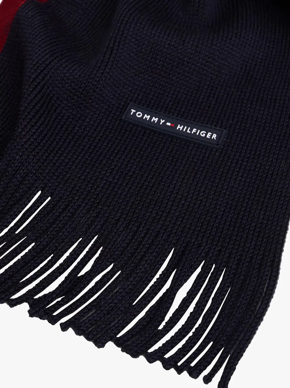 Tommy Hilfiger huivi K TH RWB RACHELLE SCARF, tummansininen