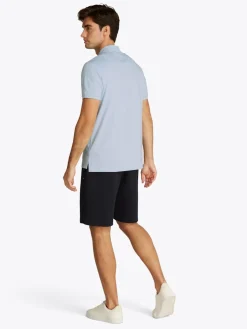 Tommy Hilfiger miesten pikeepaita, LIQUID COTTO REG SEASONAL POLO Vaaleansininen