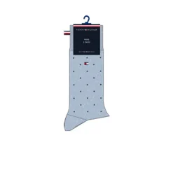 Tommy Hilfiger Miesten Sukat 2-Pack, MEN SOCK DOT NOS Vaaleansininen