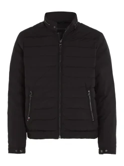 Tommy Hilfiger Miesten Syystakki, K DF CAFE RACER Musta