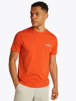 Tommy Hilfiger miesten t-paita, MONOTYPE ALL AMERICAN TEE Oranssi