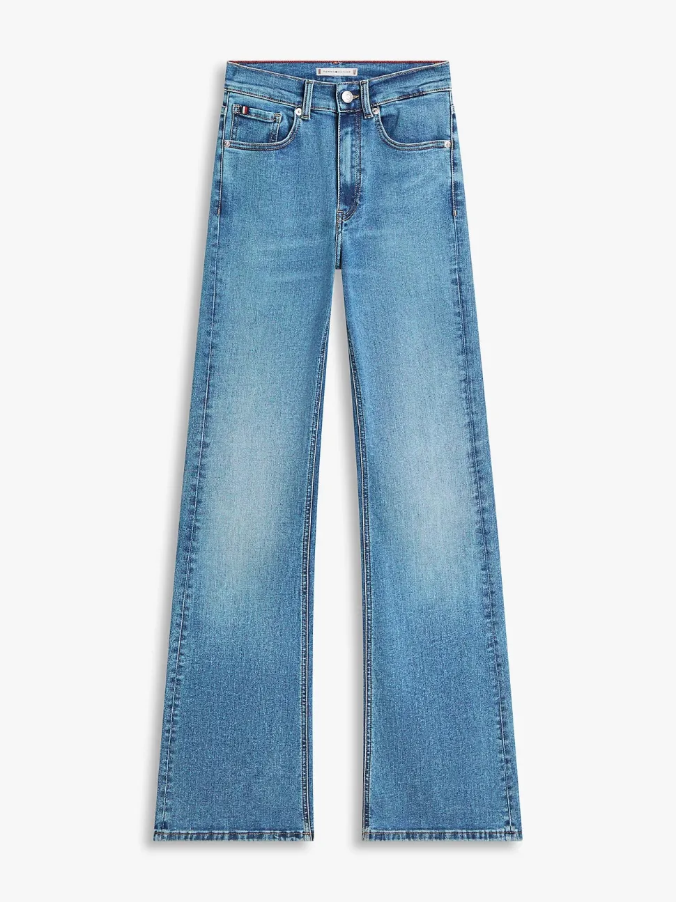 Tommy Hilfiger naisten farkut DNM Finn Flare RW, sininen