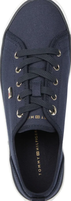 Tommy Hilfiger Naisten Kengät, VULC CANVAS SNEAKER Tummansininen