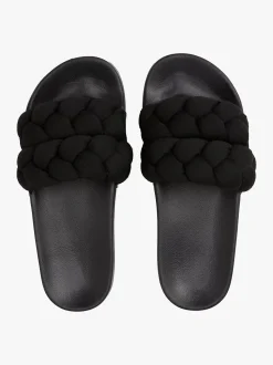 Tommy Hilfiger naisten sandaalit, TJW BRAIDED SLIDE Musta