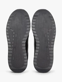 Tommy Hilfiger naisten tennarit Monogran Mix Material Runner, musta