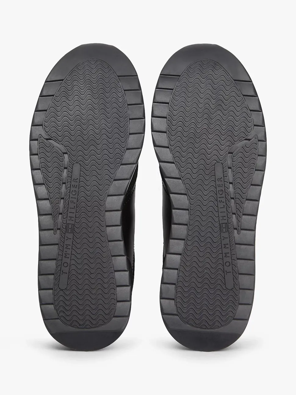 Tommy Hilfiger naisten tennarit Monogran Mix Material Runner, musta
