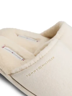 Tommy Hilfiger naisten tohvelit TH SOFT HOUSE SHOE, luonnonvalkoinen