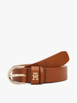 Tommy Hilfiger naisten vyö ESSENTIAL EFFORTLESS 2.5 GO, konjakinruskea