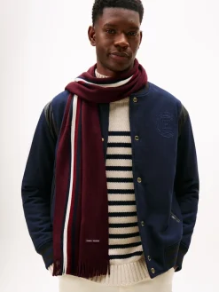 Tommy Hilfiger naiten huivi, TH RWB RACHELLE SCARF Viininpunainen