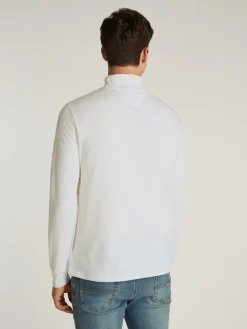Tommy Jeans Miesten Poolopaita, TJM TURTLENECK TEE Valkoinen