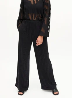 Uhana naisten housut, CHARMER PANTS MUSTA