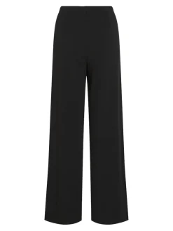 Vila naisten housut VIWINNIE CLUA HW WIDE PANTS, musta