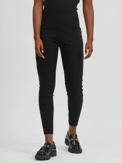Vila Naisten Leggingsit VILAURA LOU LEGGINGS Musta