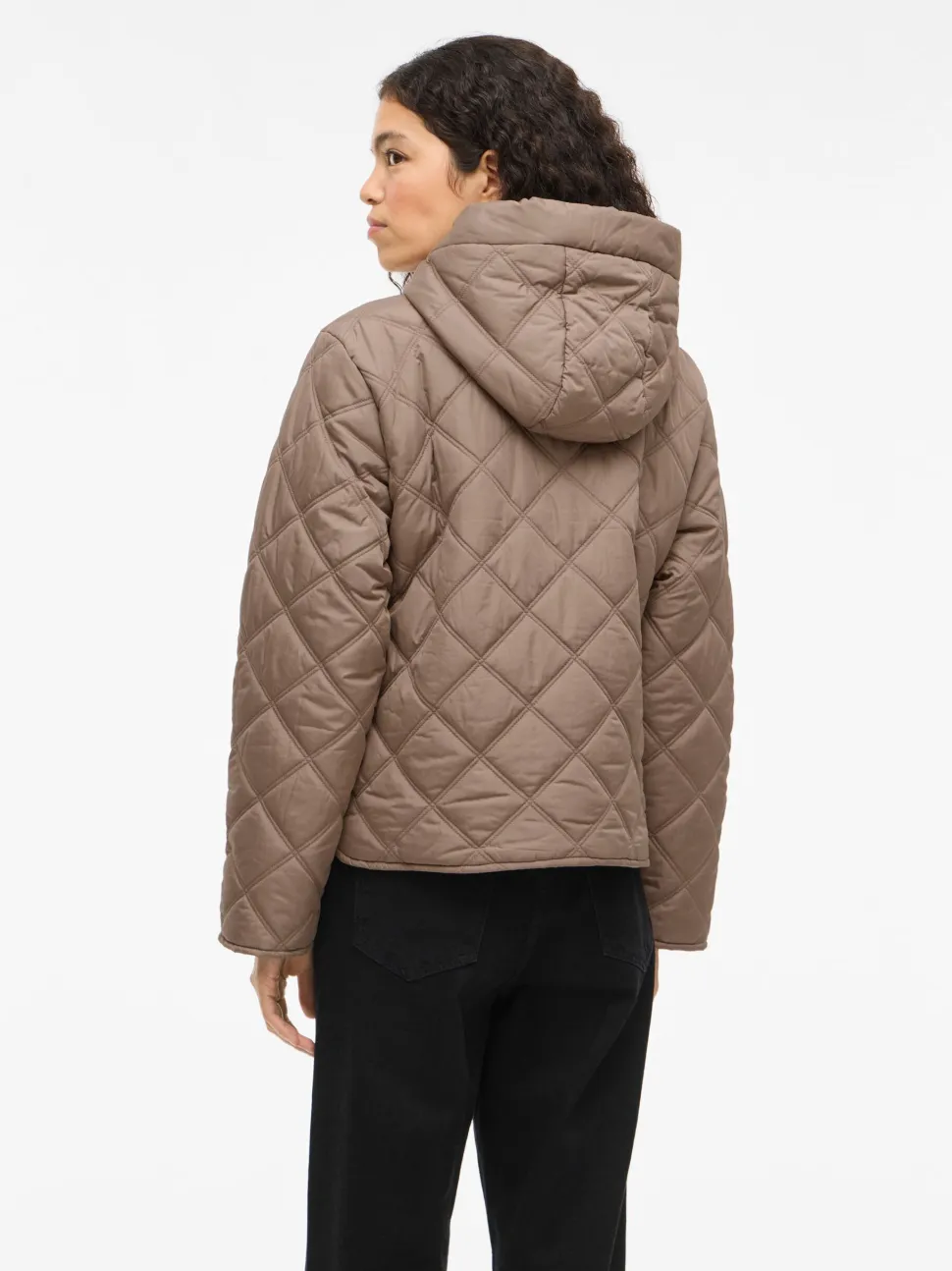 Vila naisten takki, VIQUILA LS HOOD JACKET SHORT JACKET Fossil