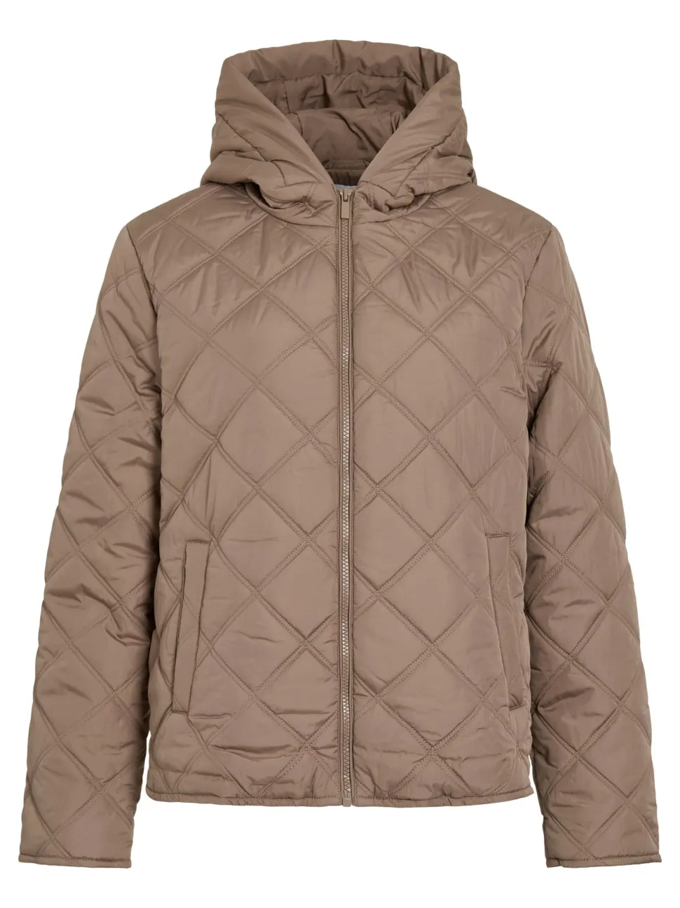 Vila naisten takki, VIQUILA LS HOOD JACKET SHORT JACKET Fossil