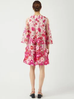 Y.A.S naisten mekko, YASFLOWERING 3/4 DRESS Vaaleanpunainen Kuosi