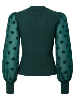 Y.A.S naisten pusero K-YASDOTME LS KNIT PULLOVER S. NOOS, Ponderosa Pine