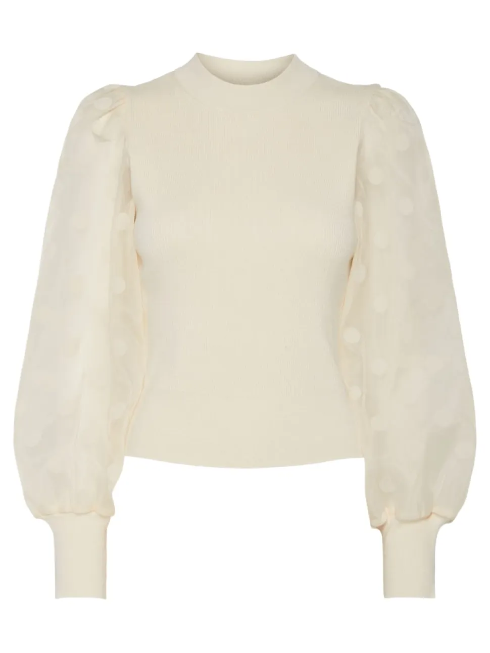 Y.A.S naisten pusero K-YASDOTME LS KNIT PULLOVER S. NOOS, Birch